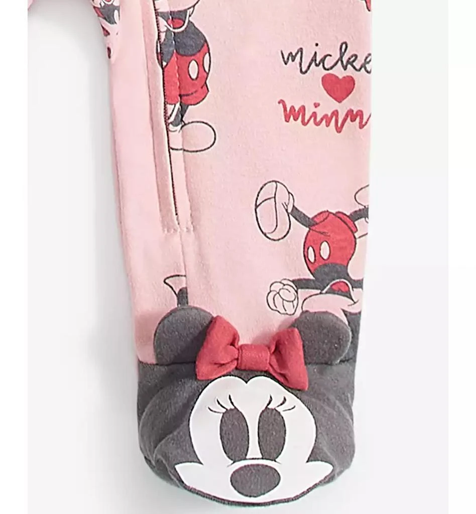 商品Disney|Baby Girls Minnie Mouse Printed Coverall & Headband,价格¥79,第3张图片详细描述