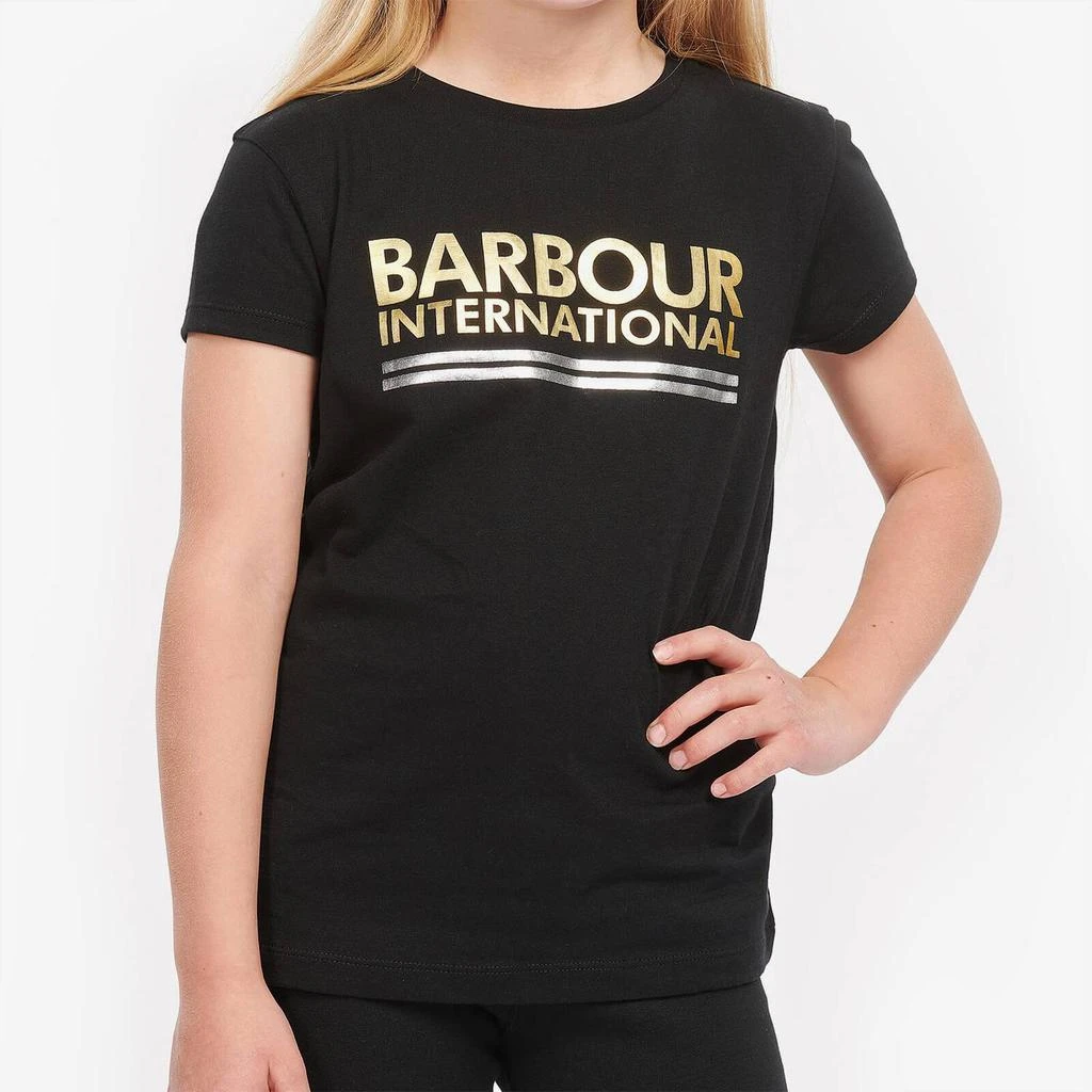 商品Barbour|Barbour International Girls' Reina T-Shirt - Black,价格¥90,第1张图片