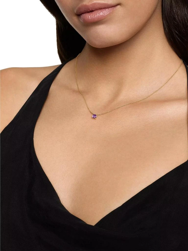 商品David Yurman|Micro Chatelaine Pendant Necklace in 18K Yellow Gold,价格¥5985,第2张图片详细描述