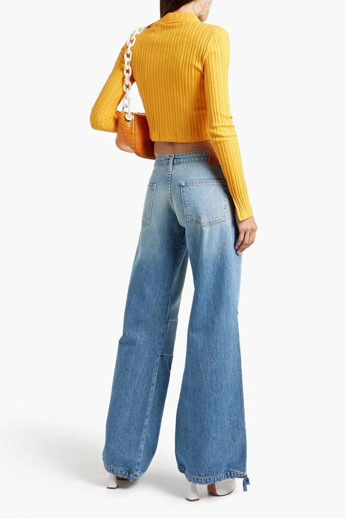 商品EB DENIM|Loon low-rise wide-leg jeans,价格¥1199,第3张图片详细描述