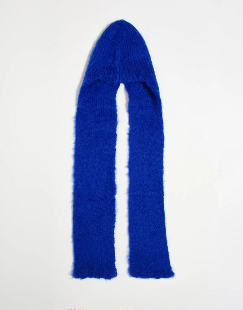 商品COLLUSION|COLLUSION Unisex fluffy beanie in blue,价格¥147,第1张图片