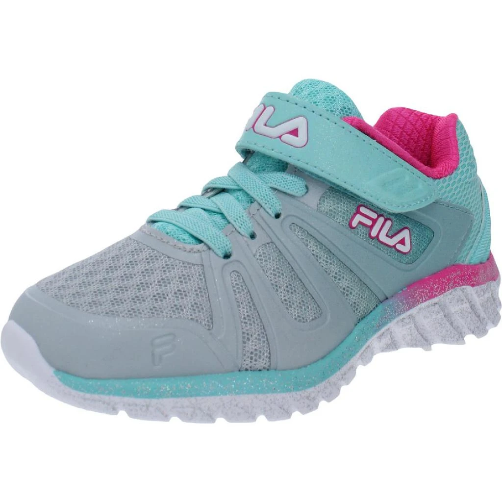 商品Fila|Fila Girls Cryptonic 6 Strap Glitter Laceless Athletic and Training Shoes,价格¥146,第1张图片