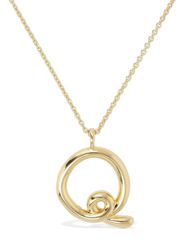 商品Missoma|Curvy Molten "q" Pendant Necklace,价格¥547,第1张图片