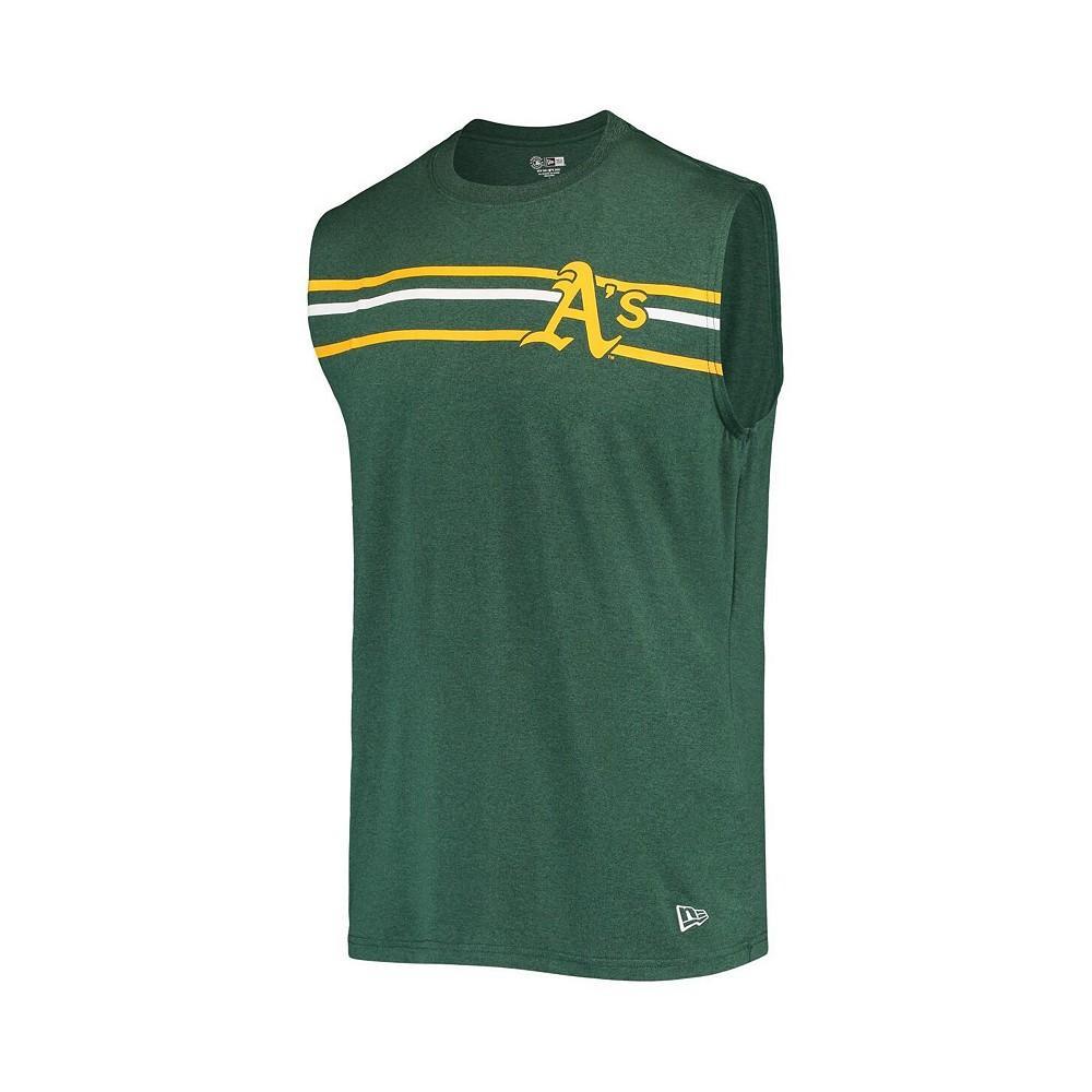 商品New Era|Men's Green Oakland Athletics Muscle Tank Top,价格¥262,第4张图片详细描述