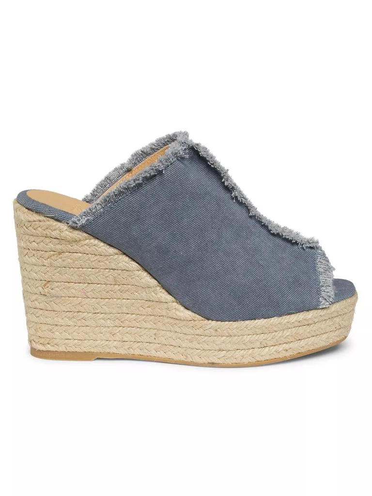 商品CASTAÑER|Fatima 95MM Canvas Wedge Espadrilles,价格¥1575,第1张图片