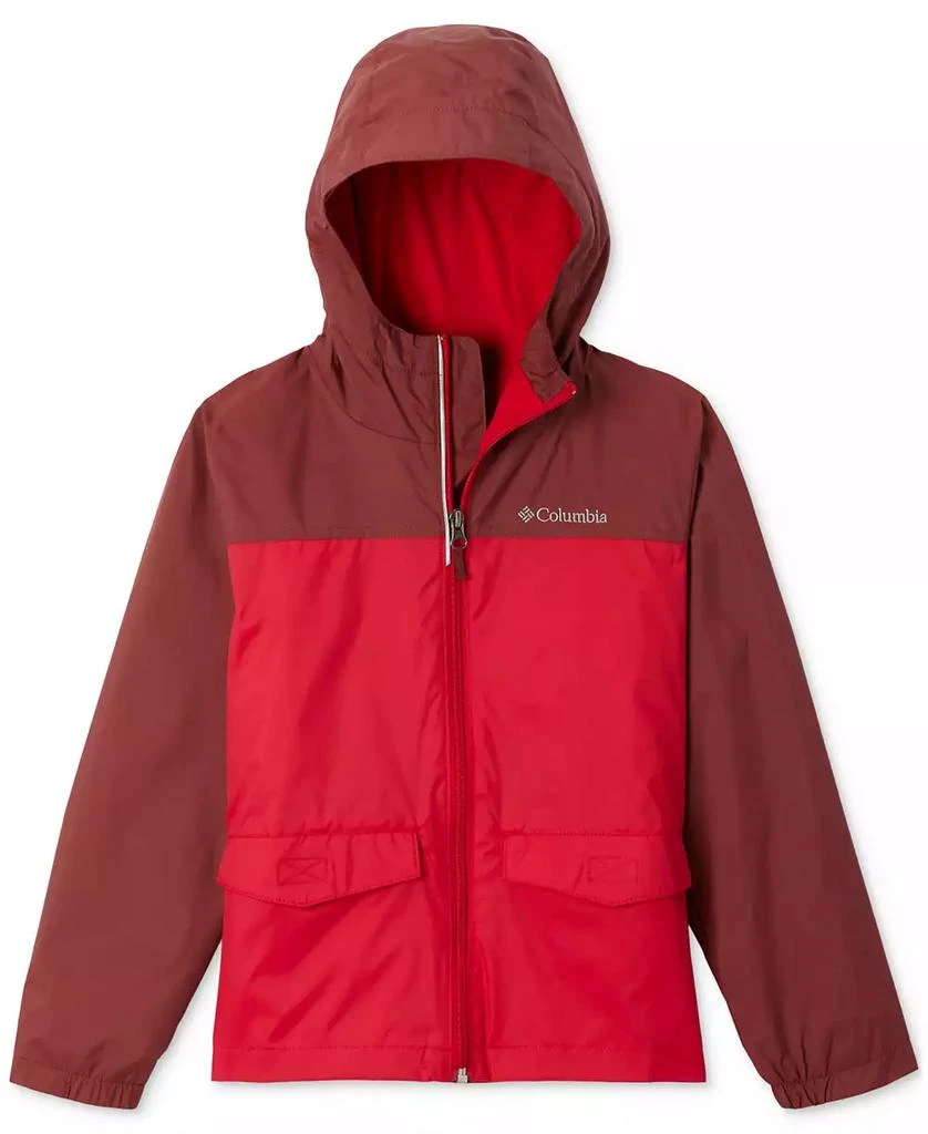 商品Columbia|Big Boys Rain-Zilla Fleece-Lined Full-Zip Hooded Rain Jacket,价格¥247,第1张图片