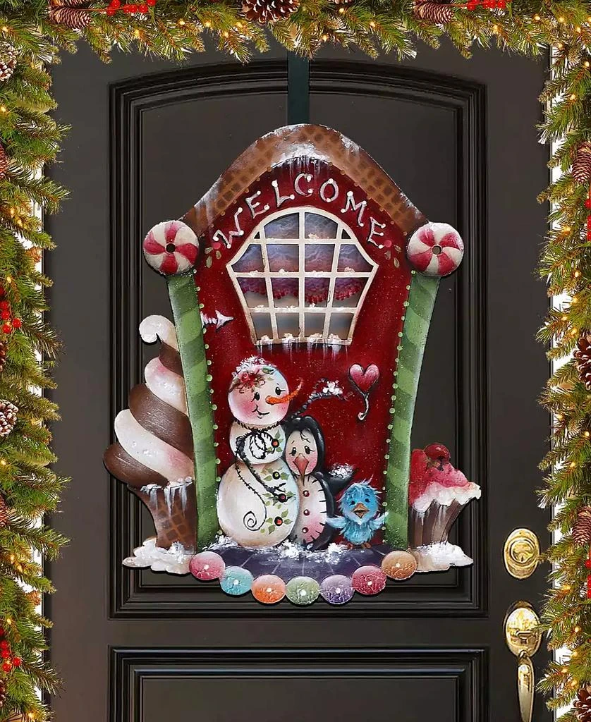 商品Designocracy|Season of Sweet Christmas Wooden Wall Decor Door Decor J. Mills-Price,价格¥1099,第1张图片
