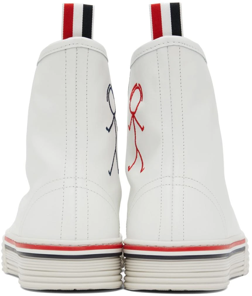 商品Thom Browne|白色 Collegiate 高帮运动鞋,价格¥3669,第2张图片详细描述