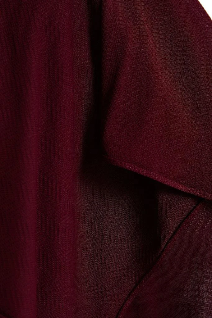 商品ROLAND MOURET|Draped cutout herringbone jersey top,价格¥2142,第4张图片详细描述
