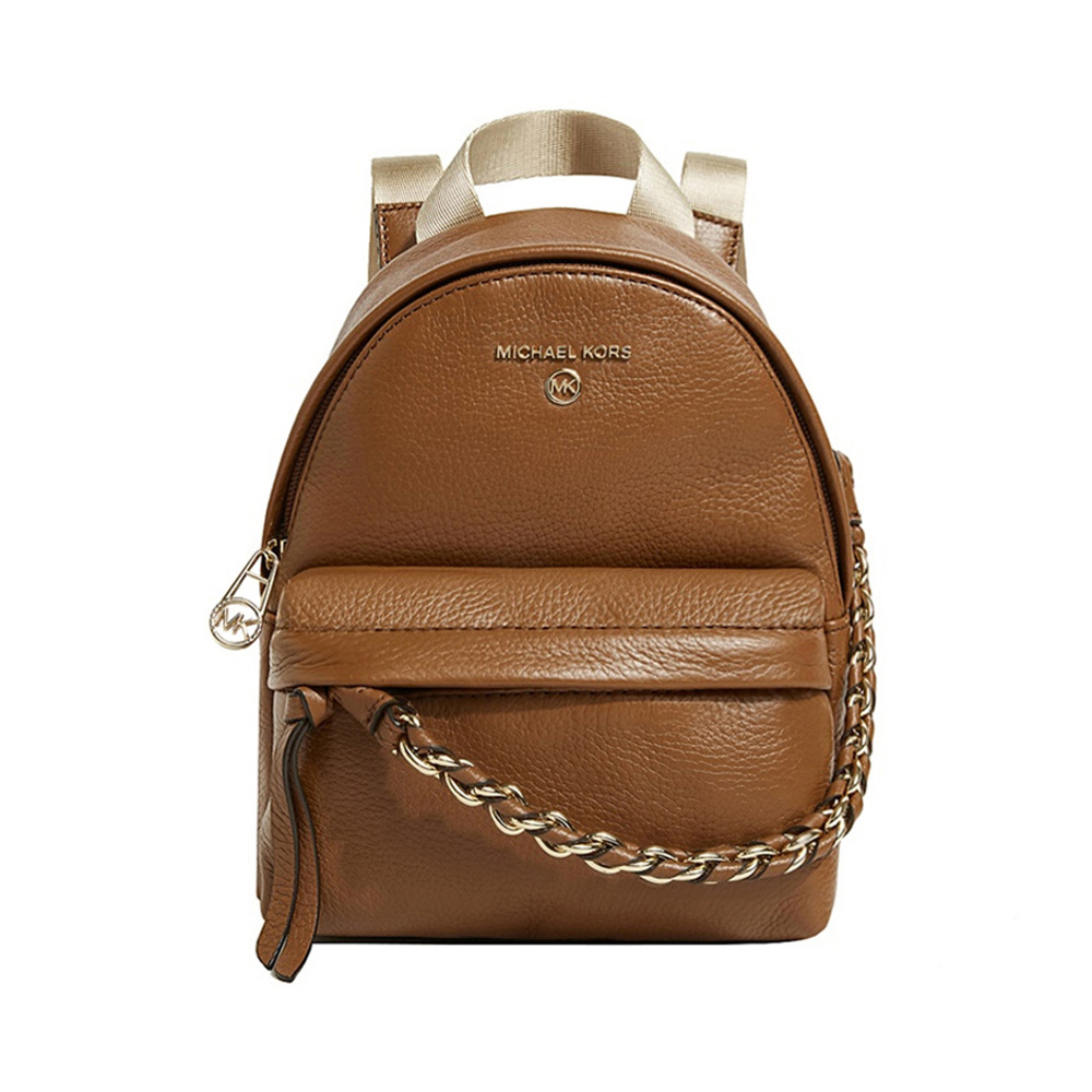 商品[国内直发] Michael Kors|Michael Kors 迈克高仕 SLATER系列女士深棕色背包 30T0G04B0L-LUGGAGE,价格¥1521,第1张图片