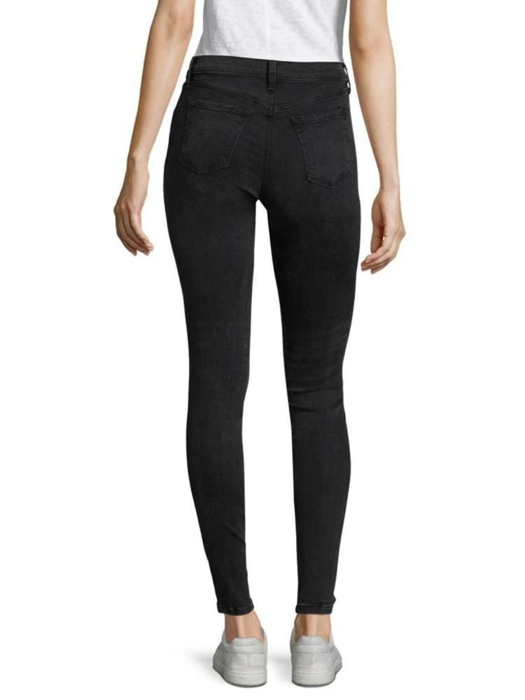 商品J Brand|Mid-Rise Pintuck Skinny Pants,价格¥677,第2张图片详细描述