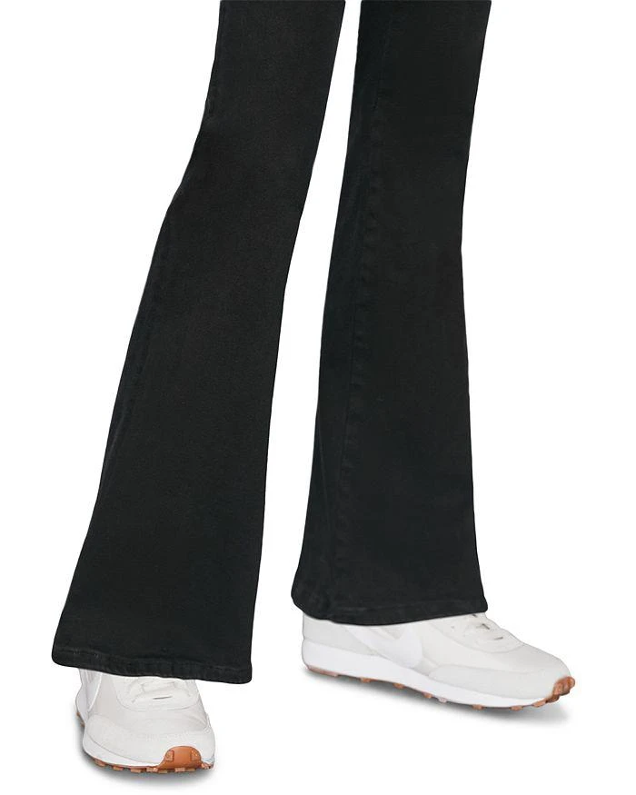 商品FRAME|The Jetset High Rise Flare Jeans in Sheen Noir,价格¥1182,第3张图片详细描述