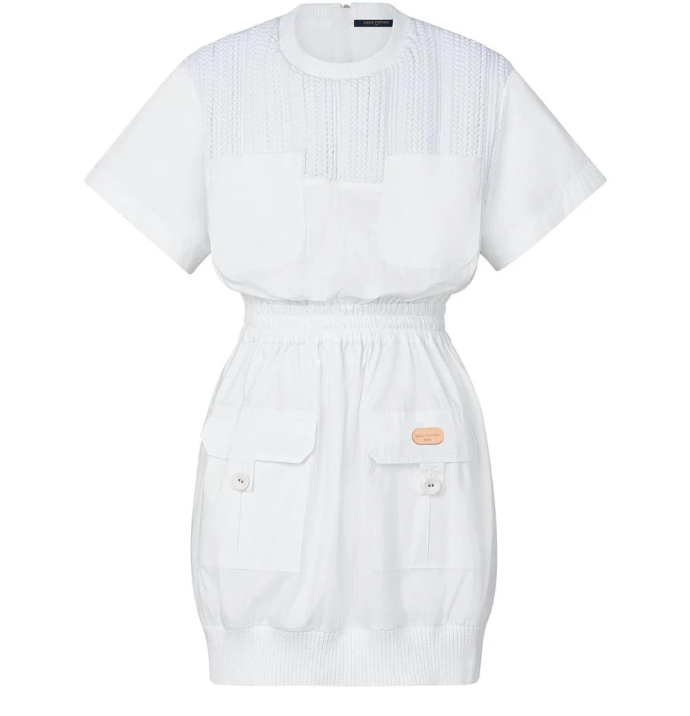 商品Louis Vuitton|Utility Style Woven Insert Dress,价格¥24983,第1张图片