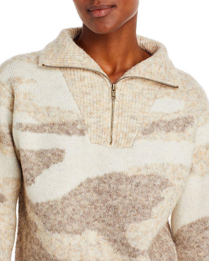 商品AQUA|Camo Pattern Knit Sweater - 100% Exclusive,价格¥652,第5张图片详细描述