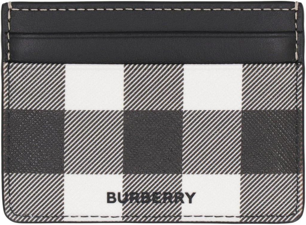 商品Burberry|Burberry Checked Logo Plaque Cardholder,价格¥1601,第1张图片
