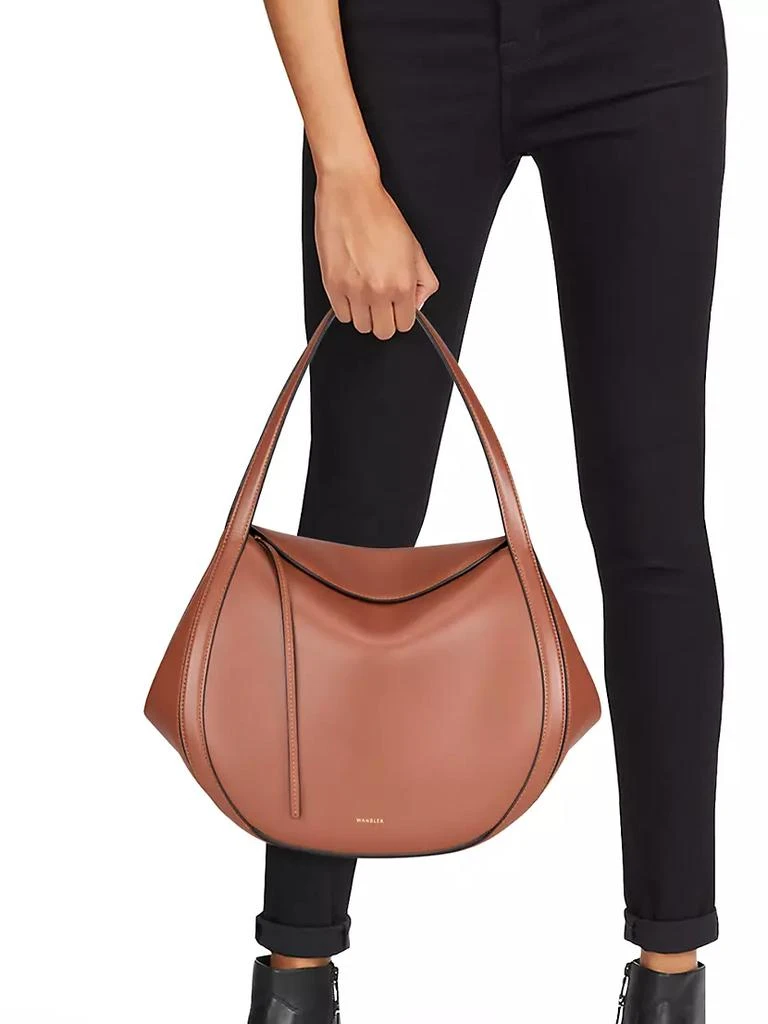商品Wandler|Lin Leather Shoulder Bag,价格¥8608,第2张图片详细描述