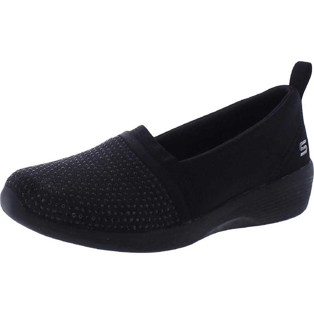 Skechers Womens Arya-Shine And Glow Lifestyle Laceless Slip-On Sneakers商品第1张图片规格展示