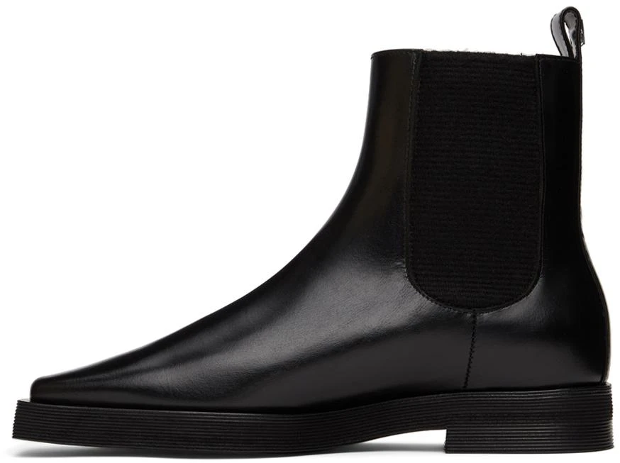 商品Totême|Black Leather Ankle Boots,价格¥4514,第3张图片详细描述