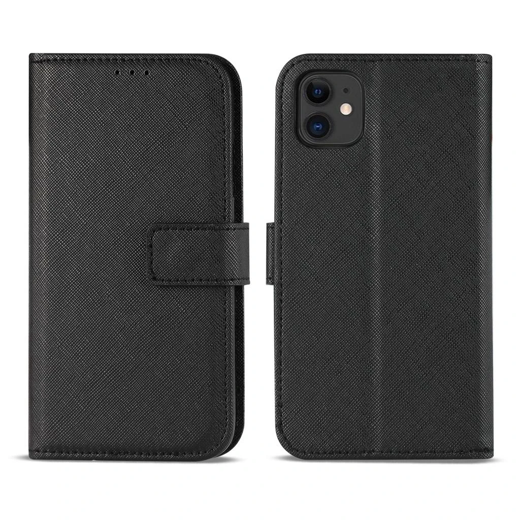 商品Reikowireless|Slim Stand Case With Card Holder Slots Apple Iphone 12 Mini In Black,价格¥139,第2张图片详细描述