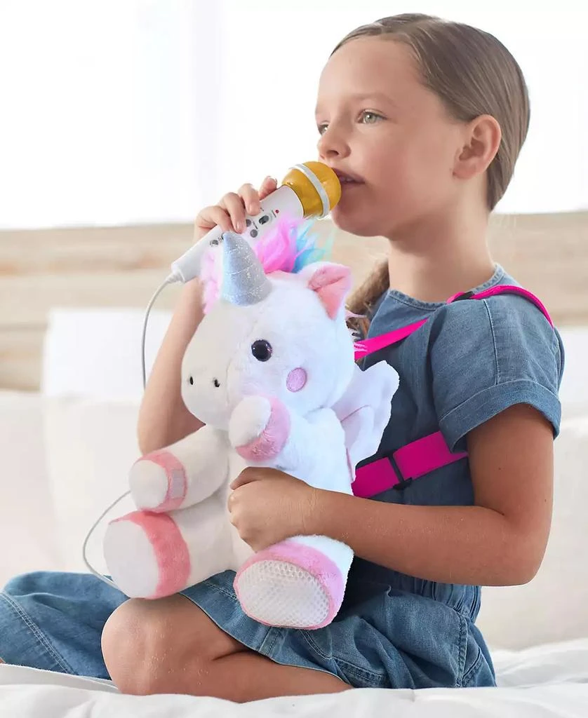 商品Singing Machine|Plush Toy Sing Along Backpack with Microphone, Speaker, Songs, Sound Effects, UniQueen,价格¥225,第3张图片详细描述