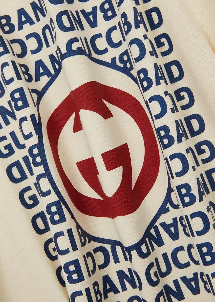 商品Gucci|KIDS Logo-print cotton T-shirt,价格¥1464,第2张图片详细描述