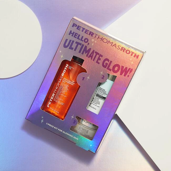 商品Peter Thomas Roth|Hello, Ultimate Glow! 3-Piece Kit For Glowing Skin,价格¥284,第1张图片