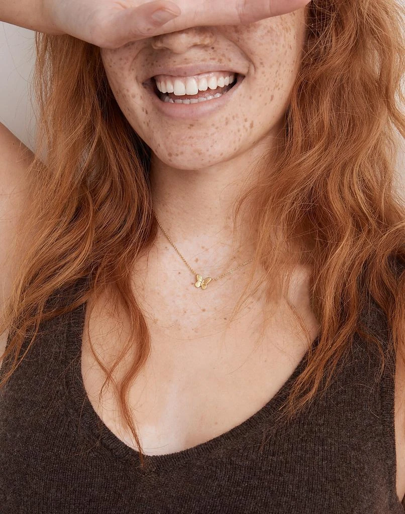 商品Madewell|Butterfly Pendant Necklace,价格¥167,第2张图片详细描述