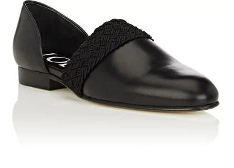 商品Loewe|Flex Leather D'Orsay Loafers,价格¥3645,第2张图片详细描述