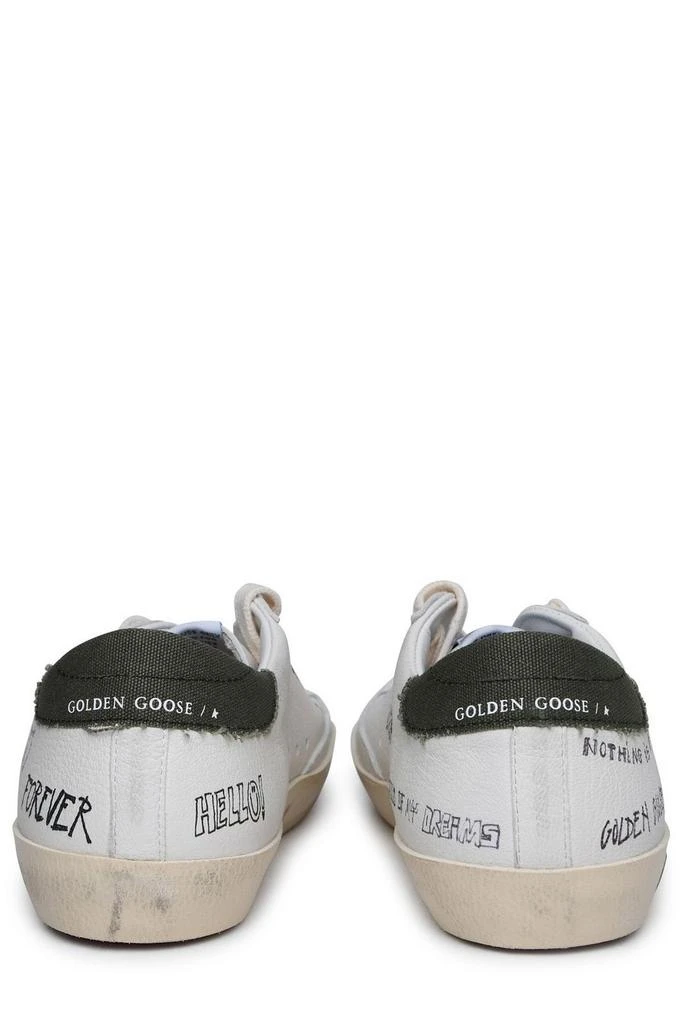 商品Golden Goose|Golden Goose Kids Super Star Slogan-Printed Low-Top Sneakers,价格¥1370,第4张图片详�细描述