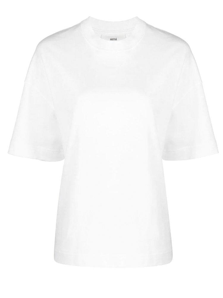 AMI Short-Sleeved Crewneck T-Shirt商品第1张图片规格展示
