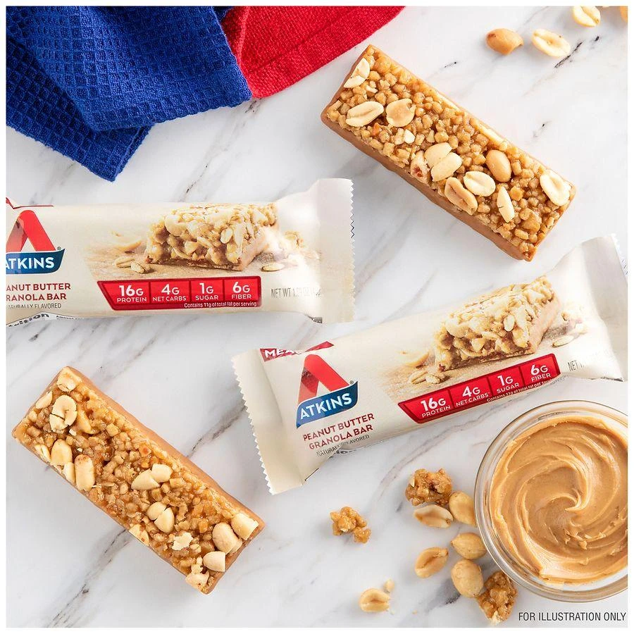 商品Atkins|Peanut Butter Granola Bars Low Carb Peanut Butter,价格¥75,第3张图片详细描述