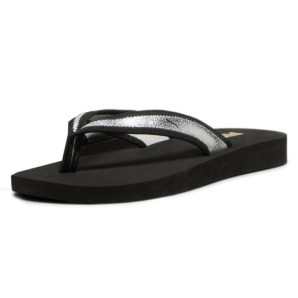 商品Puma|Sandy Metallic Shine Flip Flops,价格¥153,第2张图片详细描述