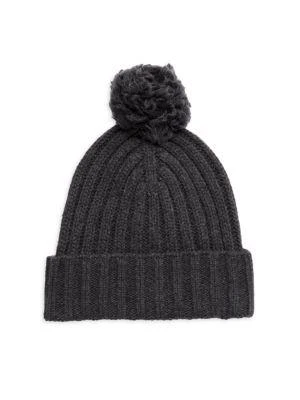 商品UGG|Faux Fur Pom Rib Knit Beanie,价格¥187,第2张图片详细描述