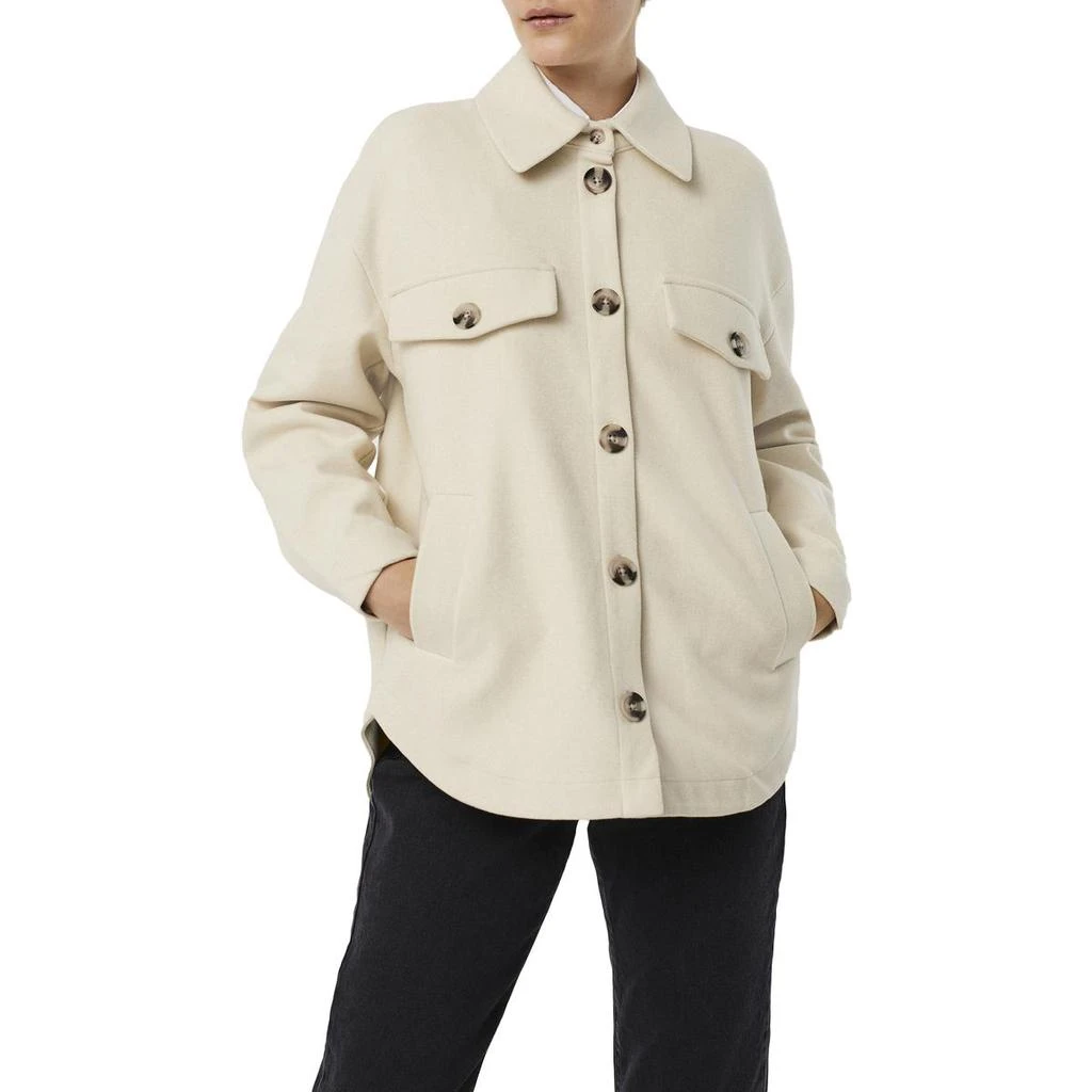 商品VERO MODA|Vero Moda Neally Women's Soft Relaxed Fit Button Down Shirt Jacket,价格¥83,第1张图片