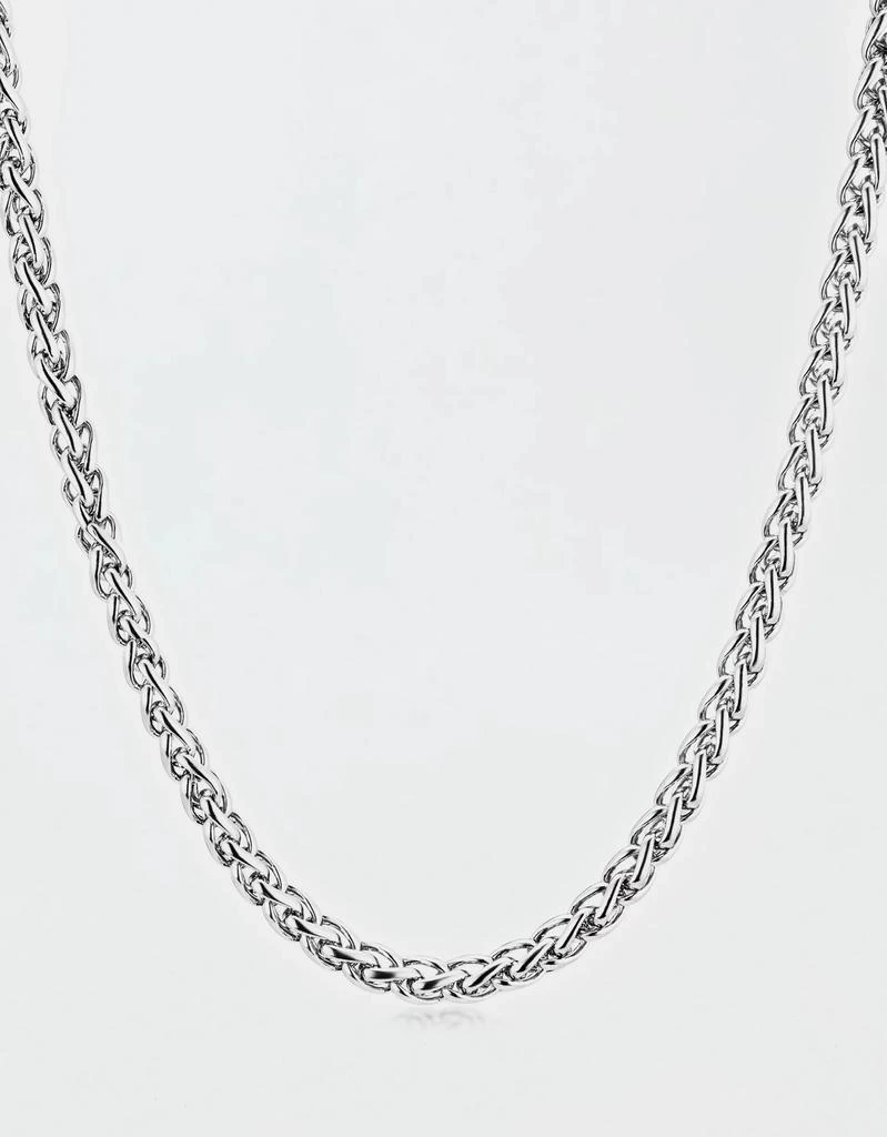 商品AE|West Coast Jewelry Stainless Steel Polished Spiga Chain Necklace,价格¥150,第1张图片