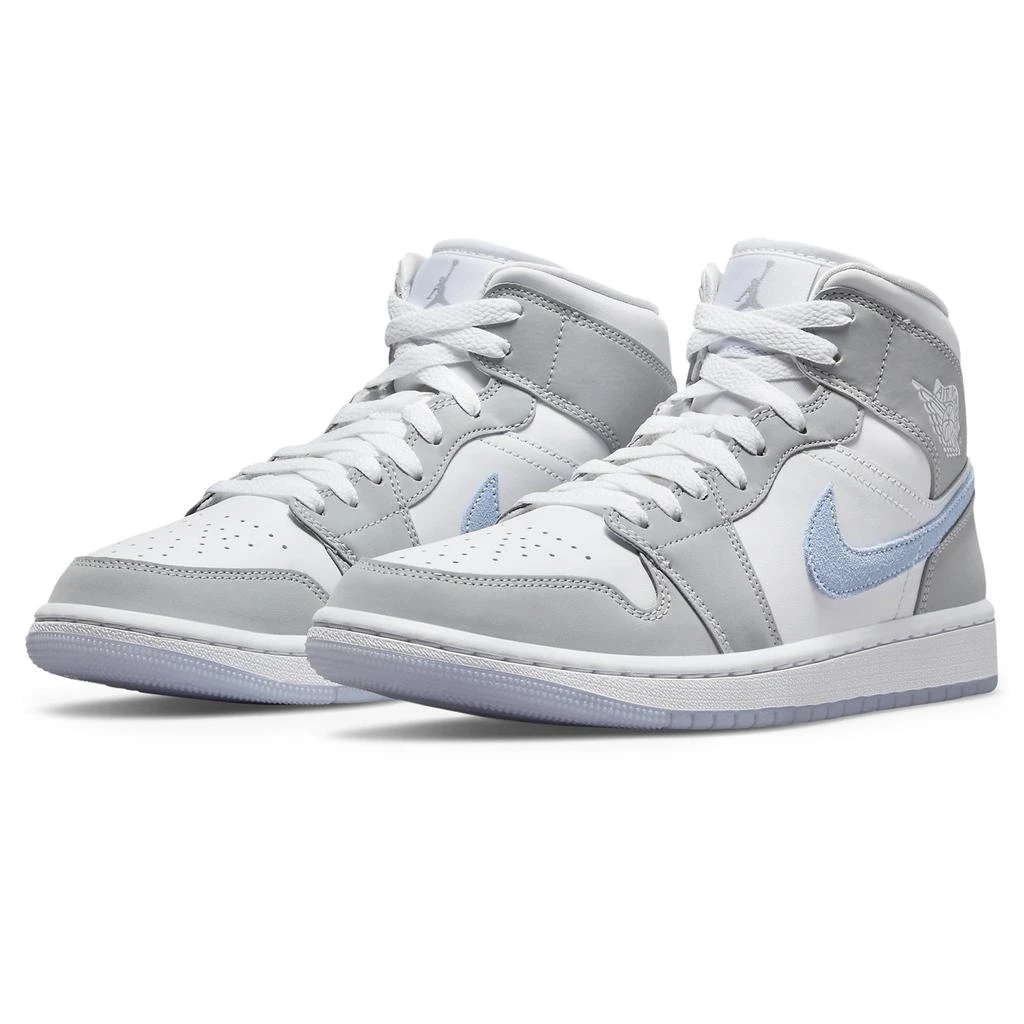 商品Jordan|Air Jordan 1 Mid Wolf Grey Blue (W),价格¥1120,第2张图片详细描述