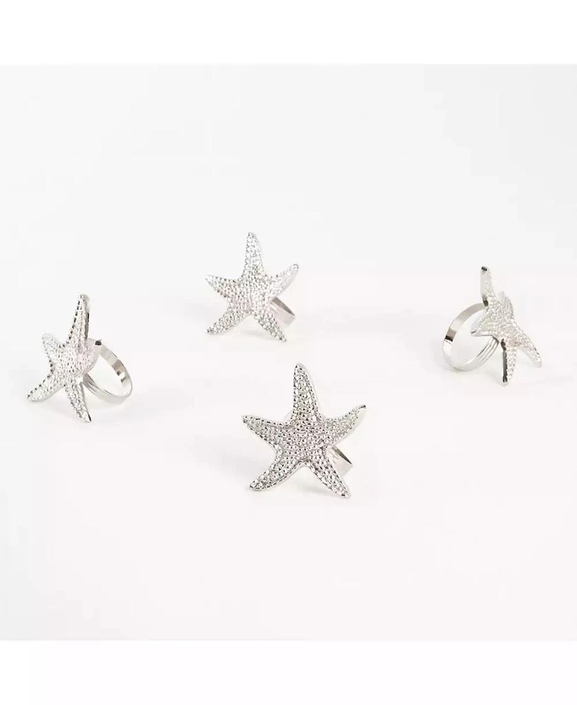商品Saro Lifestyle|Star Fish Design Napkin Ring, Set of 4,价格¥285,第3张图片详细描述
