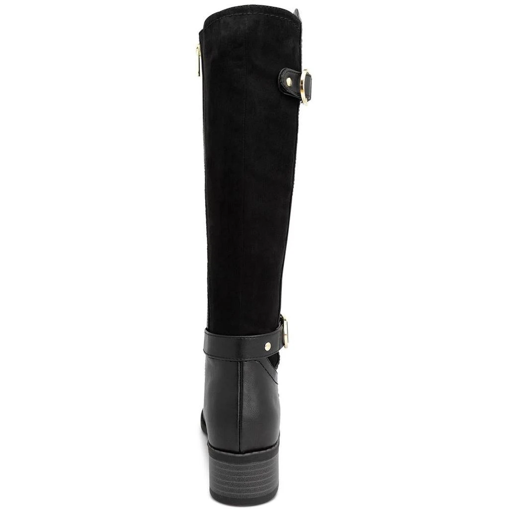 Karen Scott Womens Leandraa Faux Leather Tall Knee-High Boots 商品