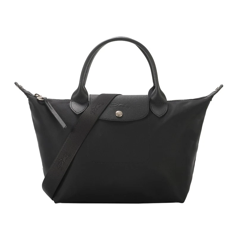 商品[国内直发] Longchamp|珑骧 LONGCHAM饺子包奢侈品LE PLIAGE NÉO系列黑色小号短柄织物手提包饺子包L1512 598 001,价格¥1233,第1张图片