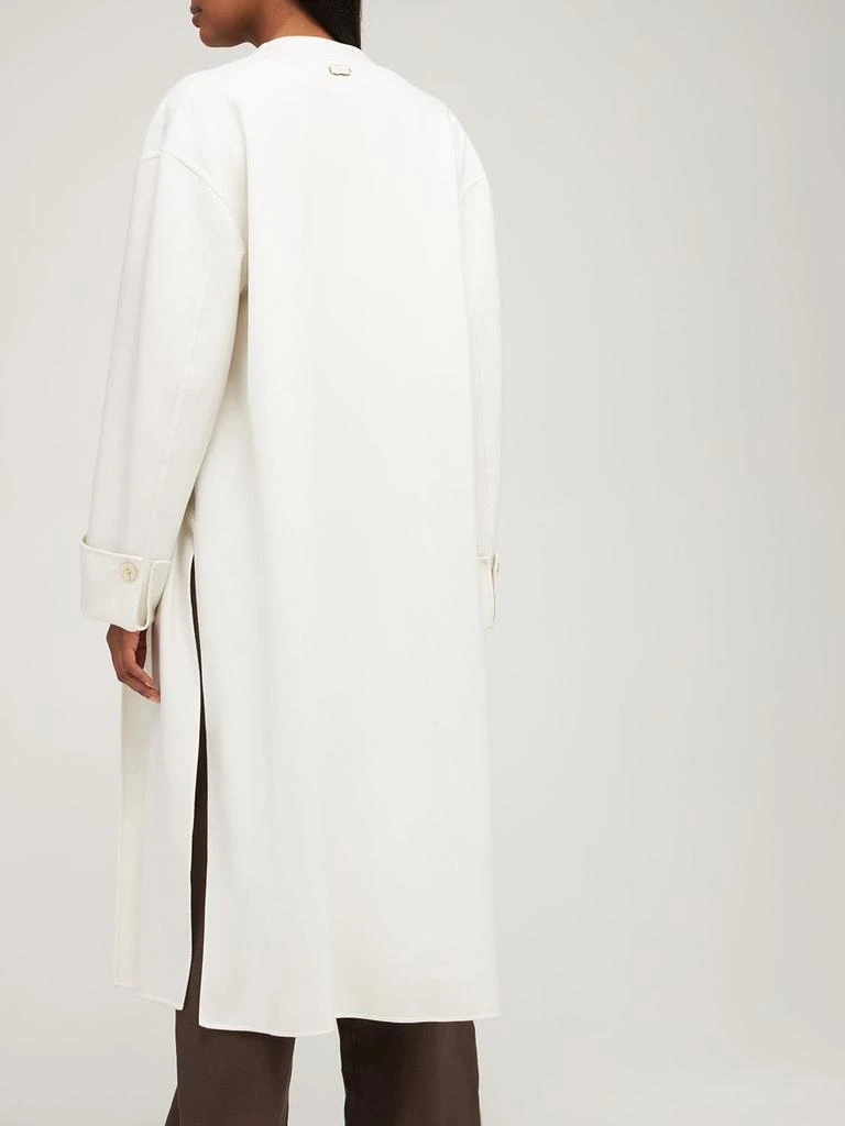 商品AGNONA|Muretto Cashmere Blend Open Long Coat,价格¥18510,第2张图片详细描述