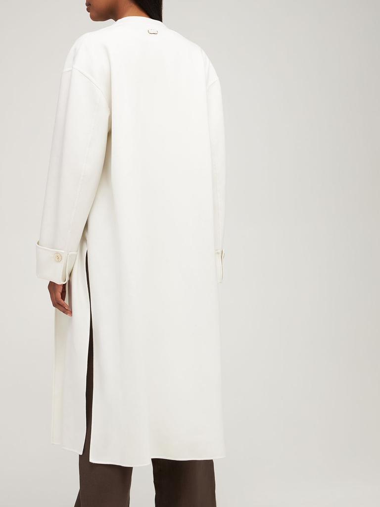 商品AGNONA|Muretto Cashmere Blend Open Long Coat,价格¥25449,第4张图片详细描述