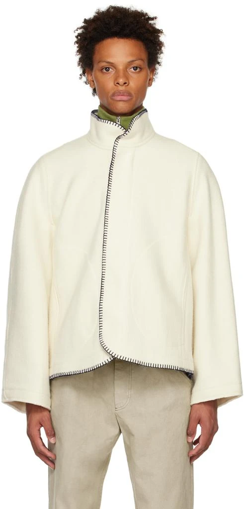 商品3MAN|White Blanket Jacket,价格¥4808,第1张图片