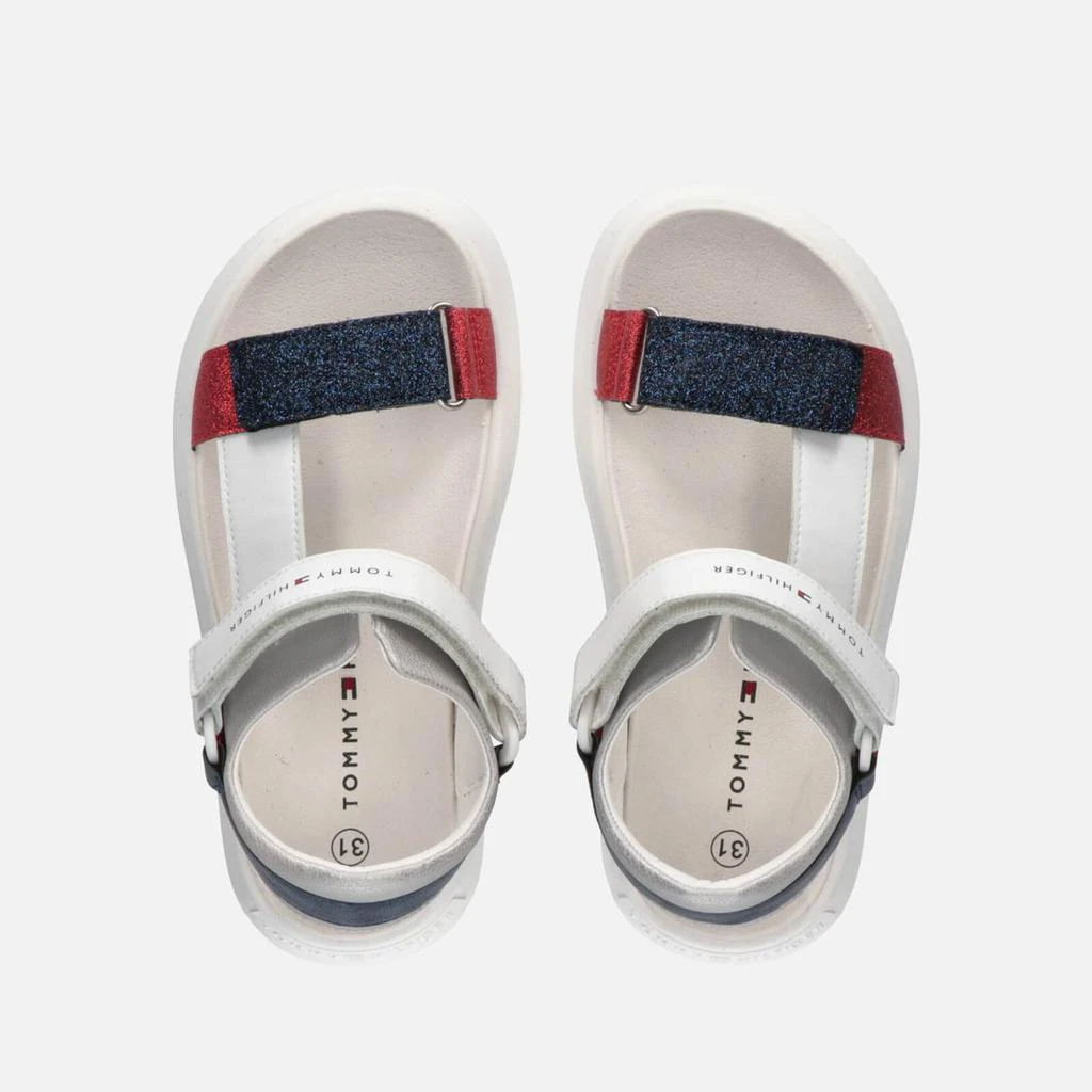商品Tommy Hilfiger|Tommy Hilfiger Logo-Printed Faux Leather Sandals,价格¥207,第3张图片详细描述
