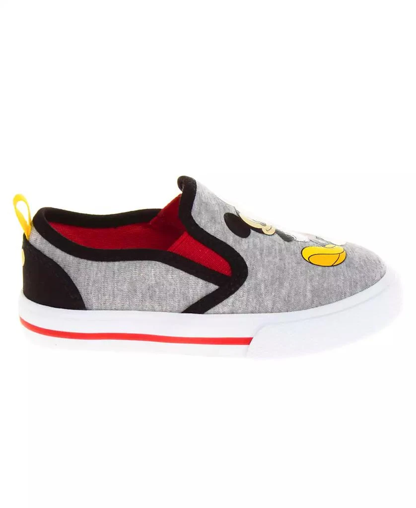 商品Disney|Little Boys Mickey Mouse Slip On Canvas Sneakers,价格¥262,第2张图片详细描述