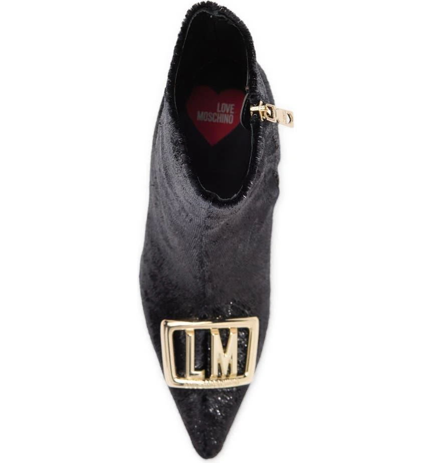 商品Moschino|Moschino Pointed-toe Stiletto Bootie,价格¥1182,第4张图片详细描述