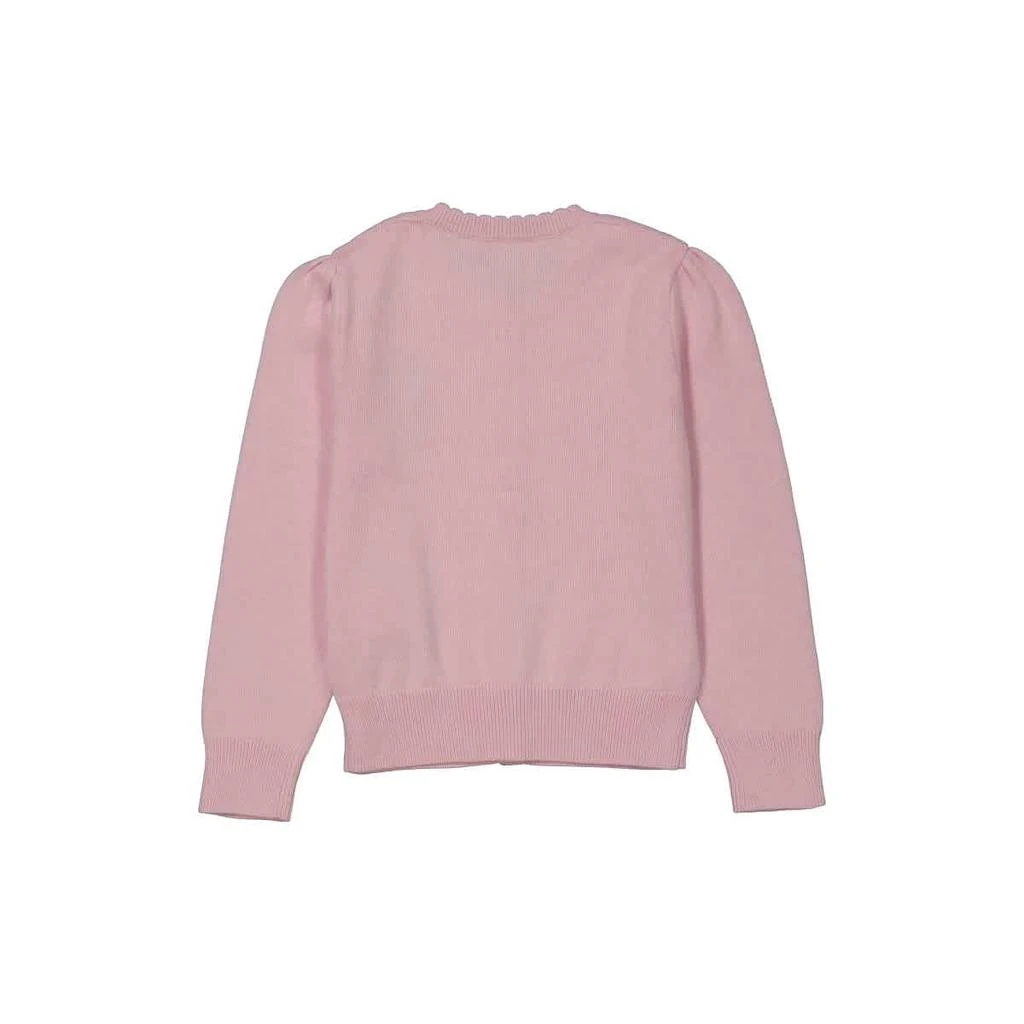 商品Ralph Lauren|Kids Pink Polo Bear Knit Cardigan,价格¥519,第2张图片详细描述