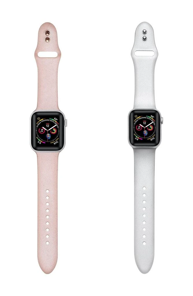 商品The Posh Tech|Assorted 2-Pack Silicone Apple Watch<sup>®</sup> Watchbands,价格¥240,第2张图片详细描述