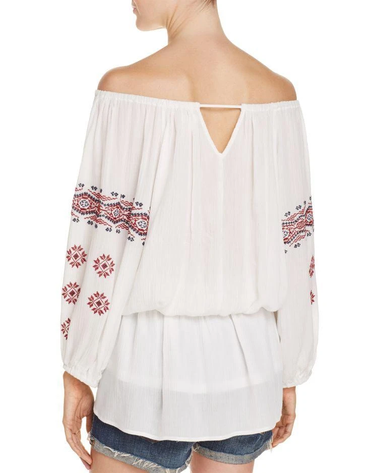 商品FREEWAY|Embroidered Off-the-Shoulder Tunic,价格¥292,第2张图片详细描述