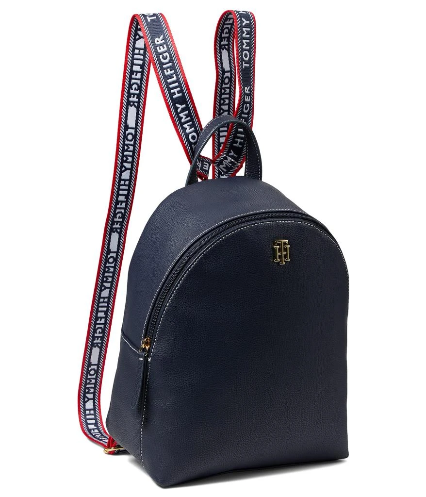 商品Tommy Hilfiger|Adrienne II Small Dome Backpack Pebble PVC,价格¥347,第1张图片