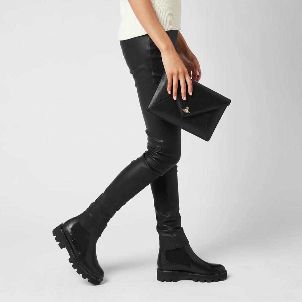 Vivienne Westwood Women's Victoria Envelope Clutch Bag - Black商品第2张图片规格展示